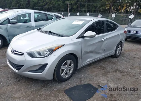 2015 Hyundai Elantra Se from USA, damaged, VIN 5NPDH4AEXFH649621